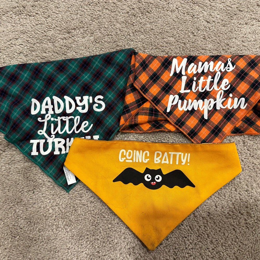 Size small dog bandanas